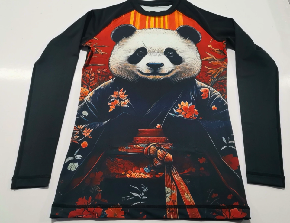 Men Bushido Panda Rash Guard