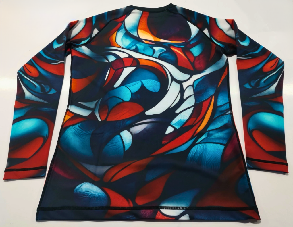 Men Urban Blaze Rash Guard