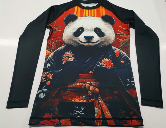 Youth Bushido Panda Rash Guard